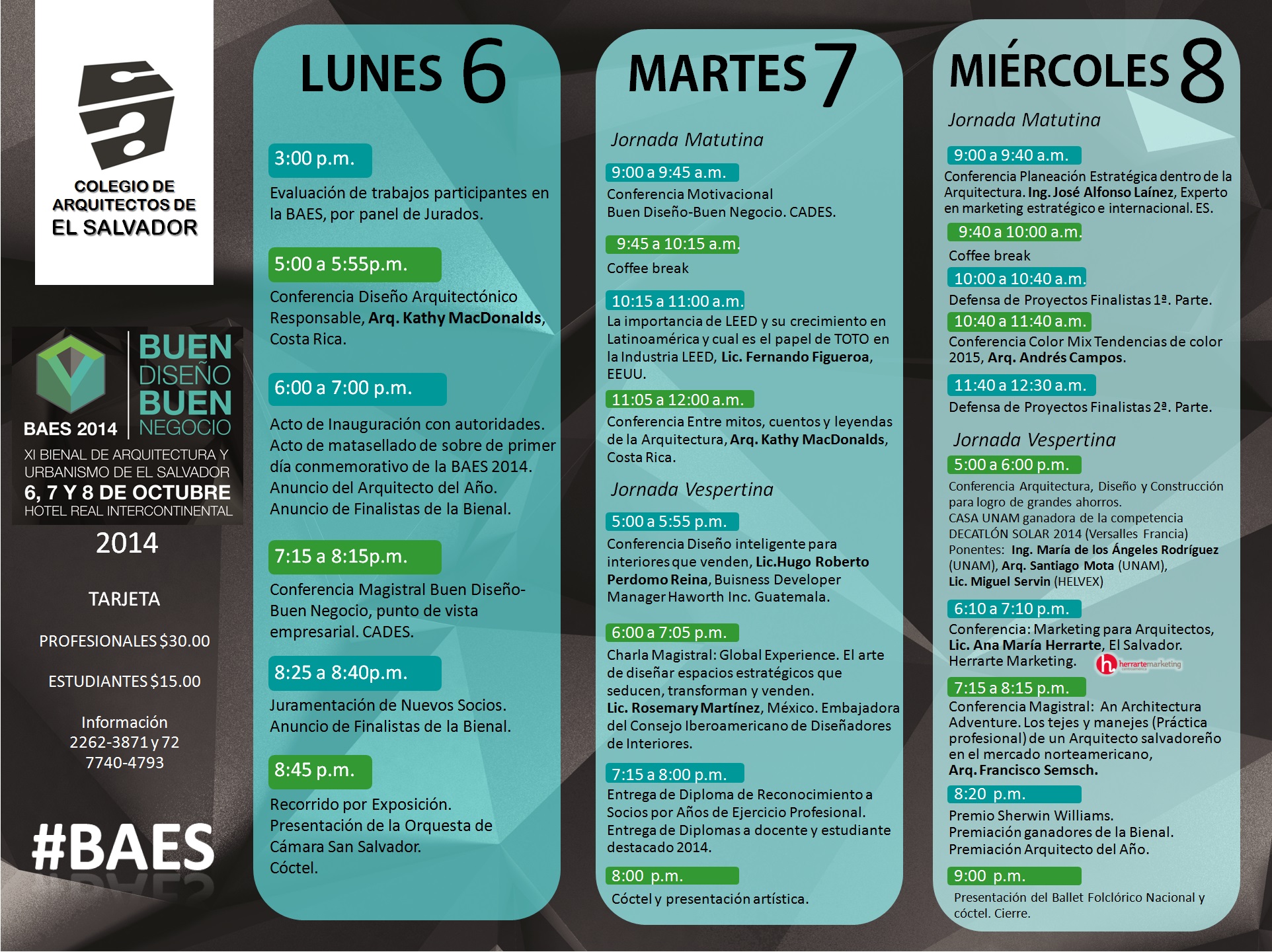 PROGRAMA BAES 2014